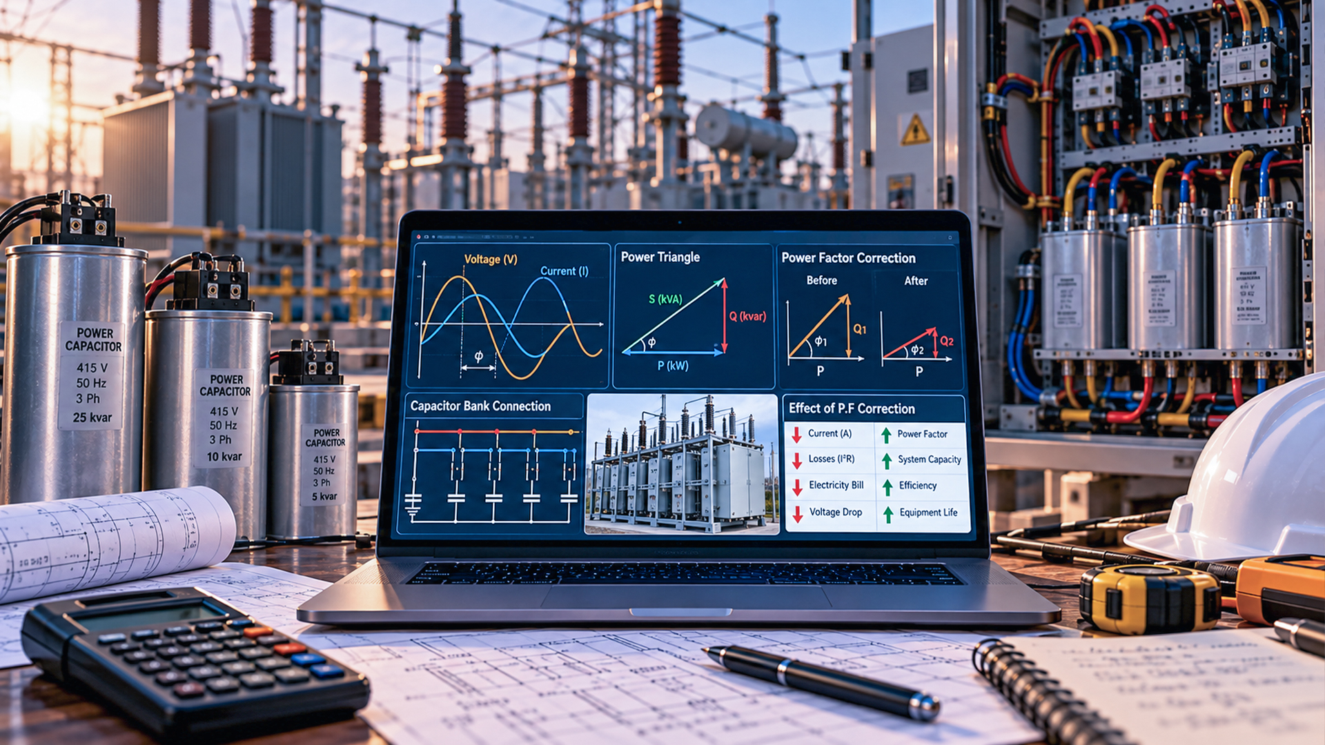 Capacitors & P.F Correction course thumbnail