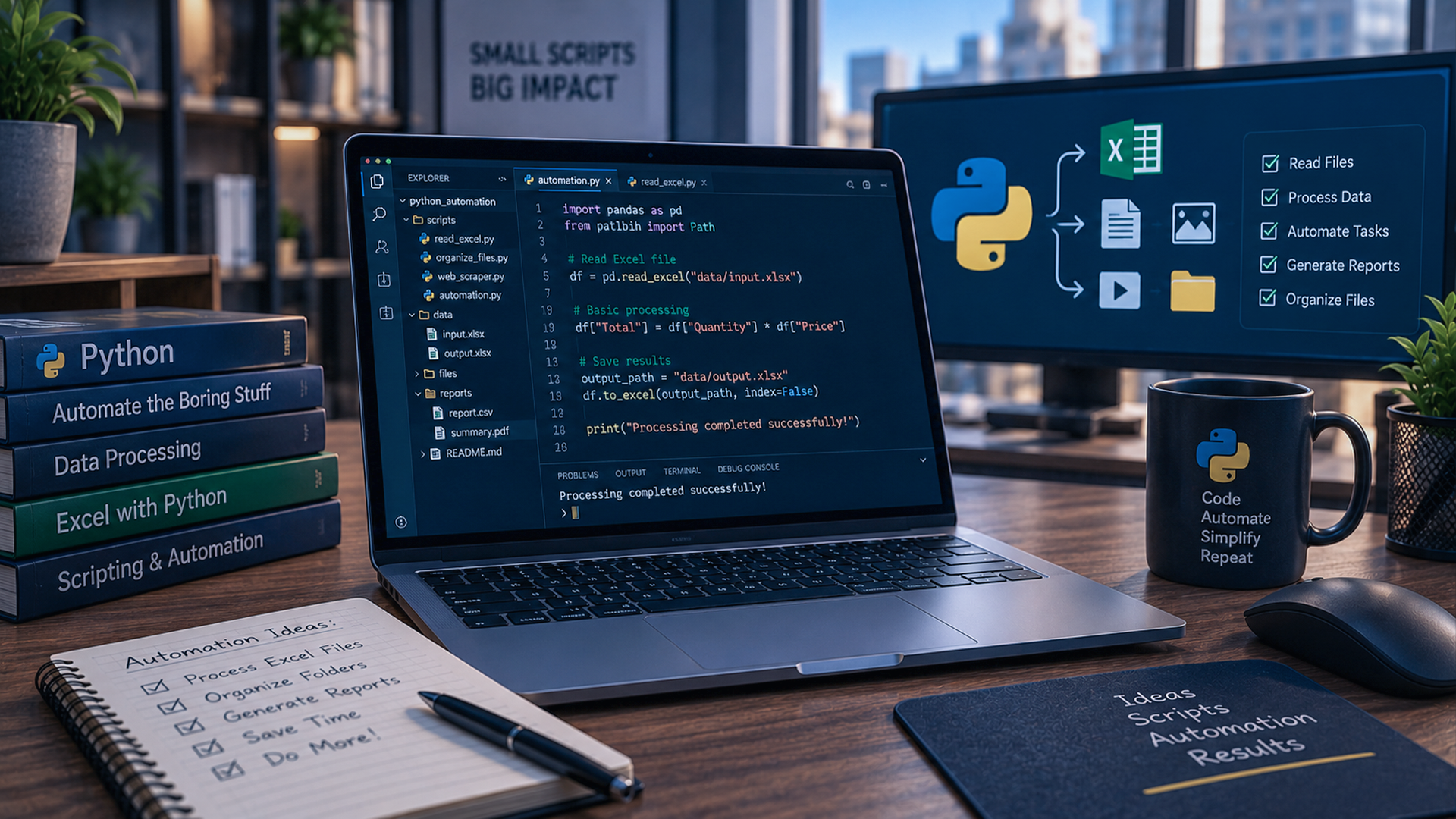 Python Basics and Automation course thumbnail